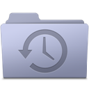 Backup Folder Lavender icon